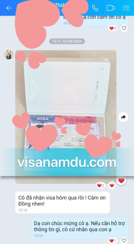 Visa du lịch Mỹ - cô Lang 120823