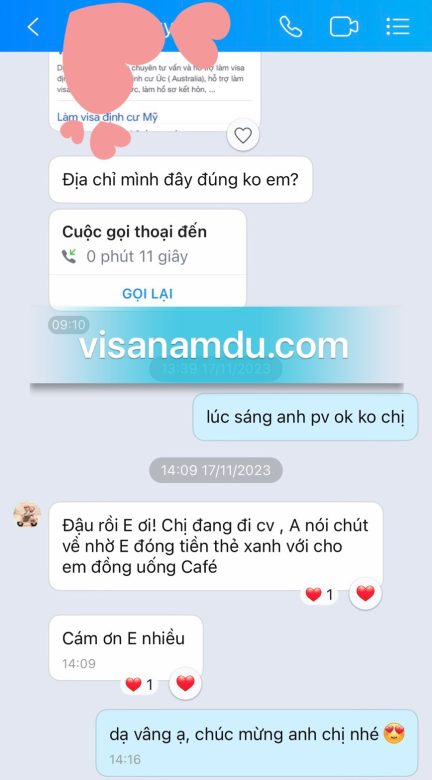 Vợ bảo lãnh chồng - Visa đi Mỹ diện CR1- anh Tường 171123