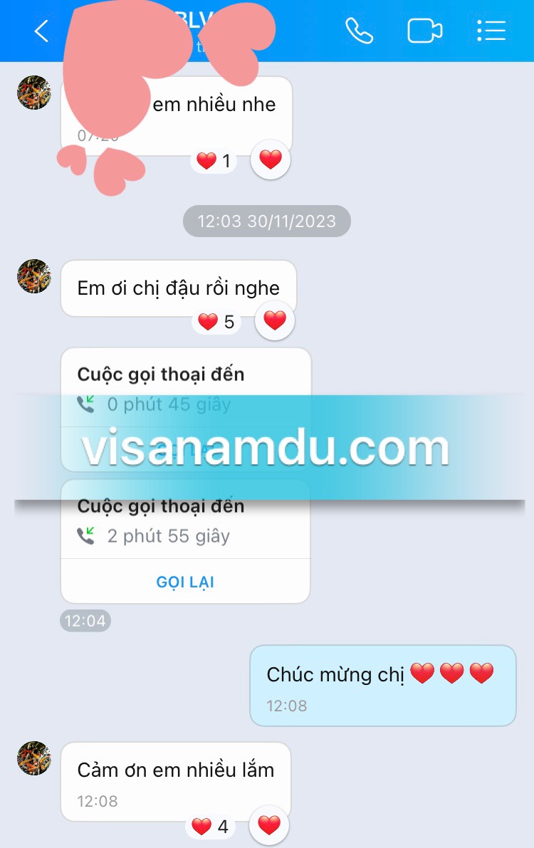 Chúc mừng Chị Huyền đã phỏng vấn đậu Visa diện chồng bảo lãnh (diện CR1)