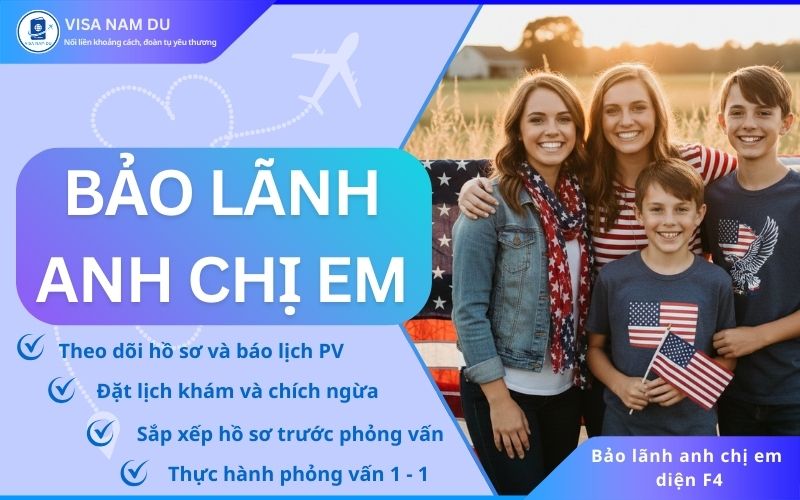 Bảo lãnh anh chị em – diện F4