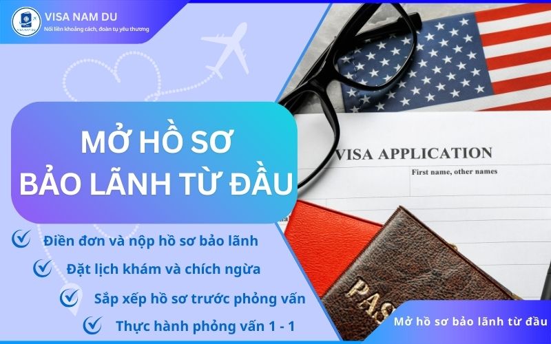 Mở hồ sơ bảo lãnh từ đầu