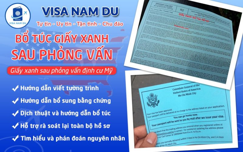 Bổ túc giấy xanh sau phỏng vấn