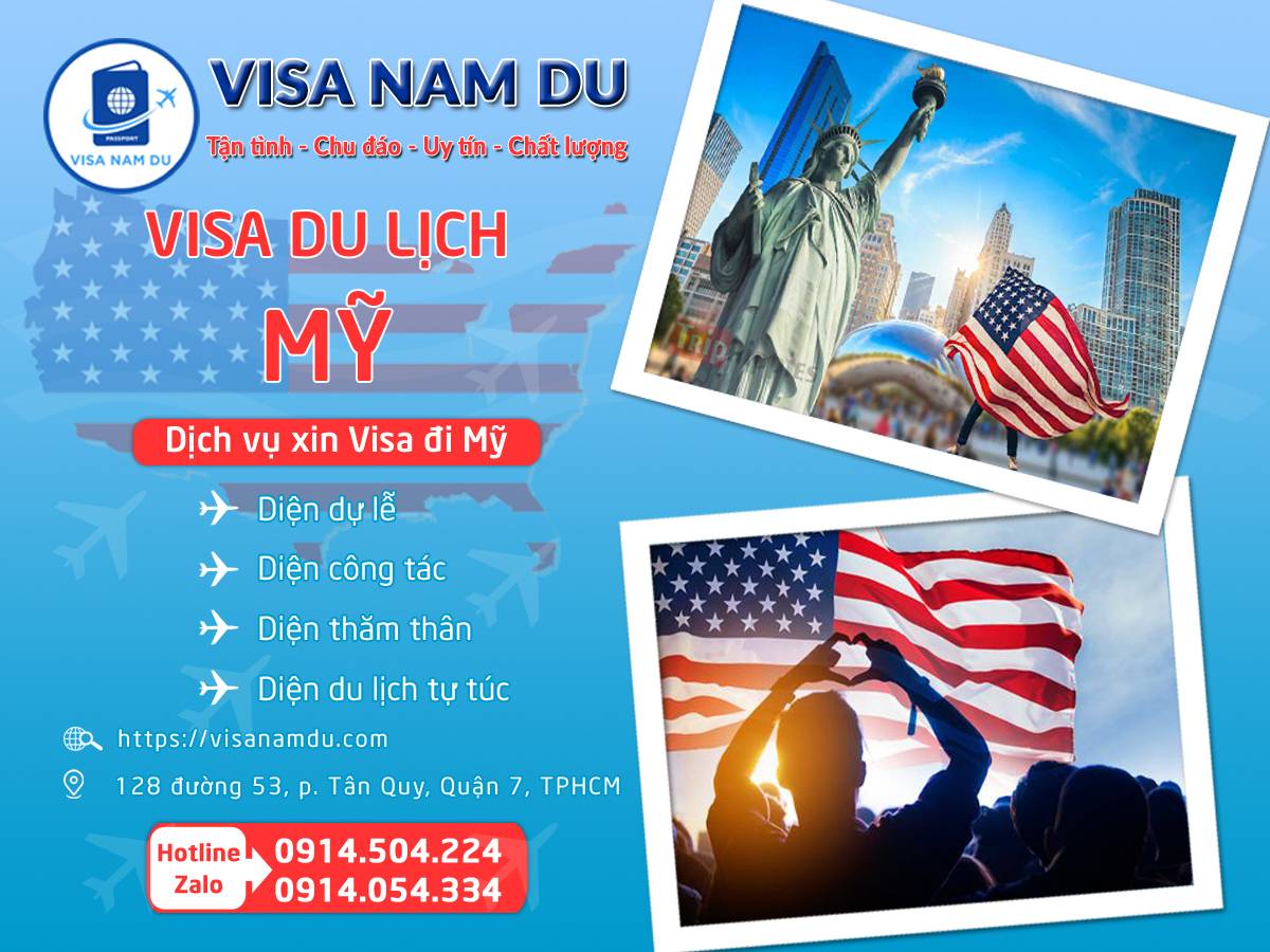 Visa đi Du Lịch Mỹ