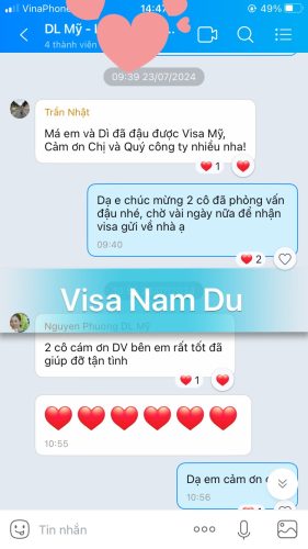 Visa du lịch thăm thân Mỹ B1-B2