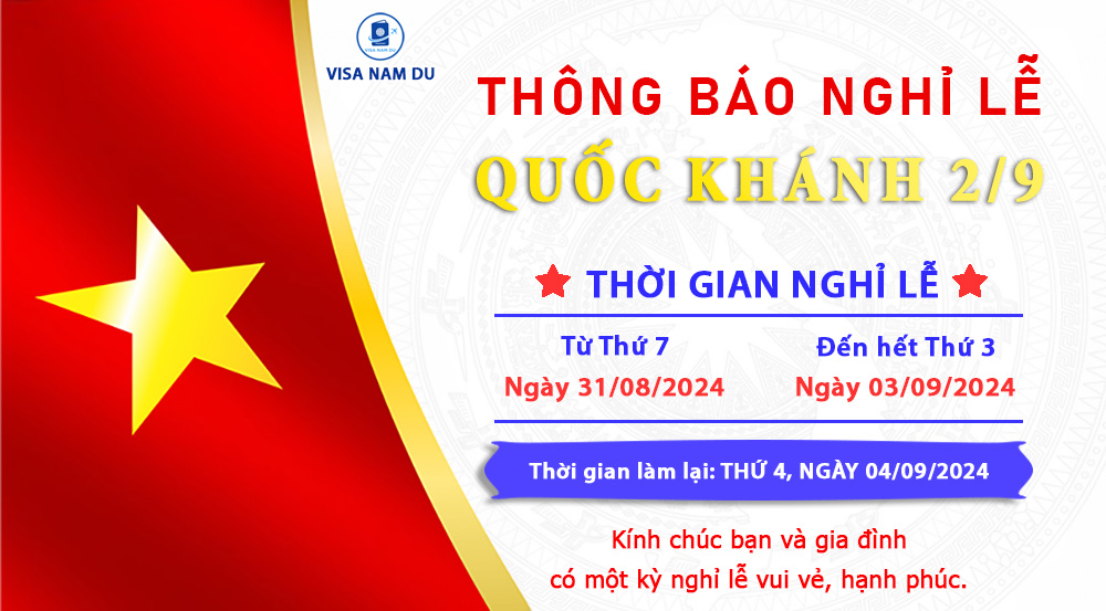 Thông báo nghỉ lễ 02-09 năm 2024