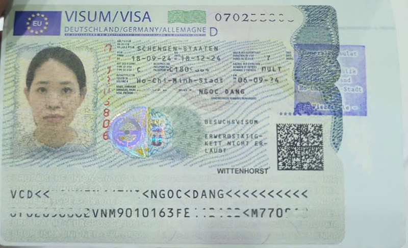 Visa Schengen - Visa đi thăm thân Đức