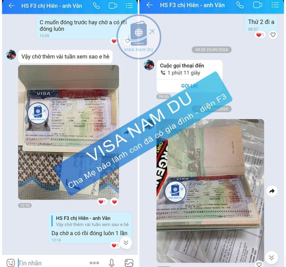 Chúc mừng gia đình chị Hiên đã đậu phỏng vấn visa định cư Mỹ diện F3 (Cha mẹ có quốc tịch bảo lãnh con có gia đình)