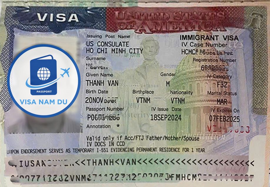 Visa đi Mỹ diện F3 - anh Vân - 230924