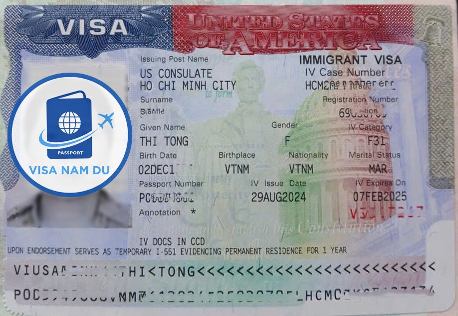 Visa đi Mỹ diện F3 - cô Tòng - 050924