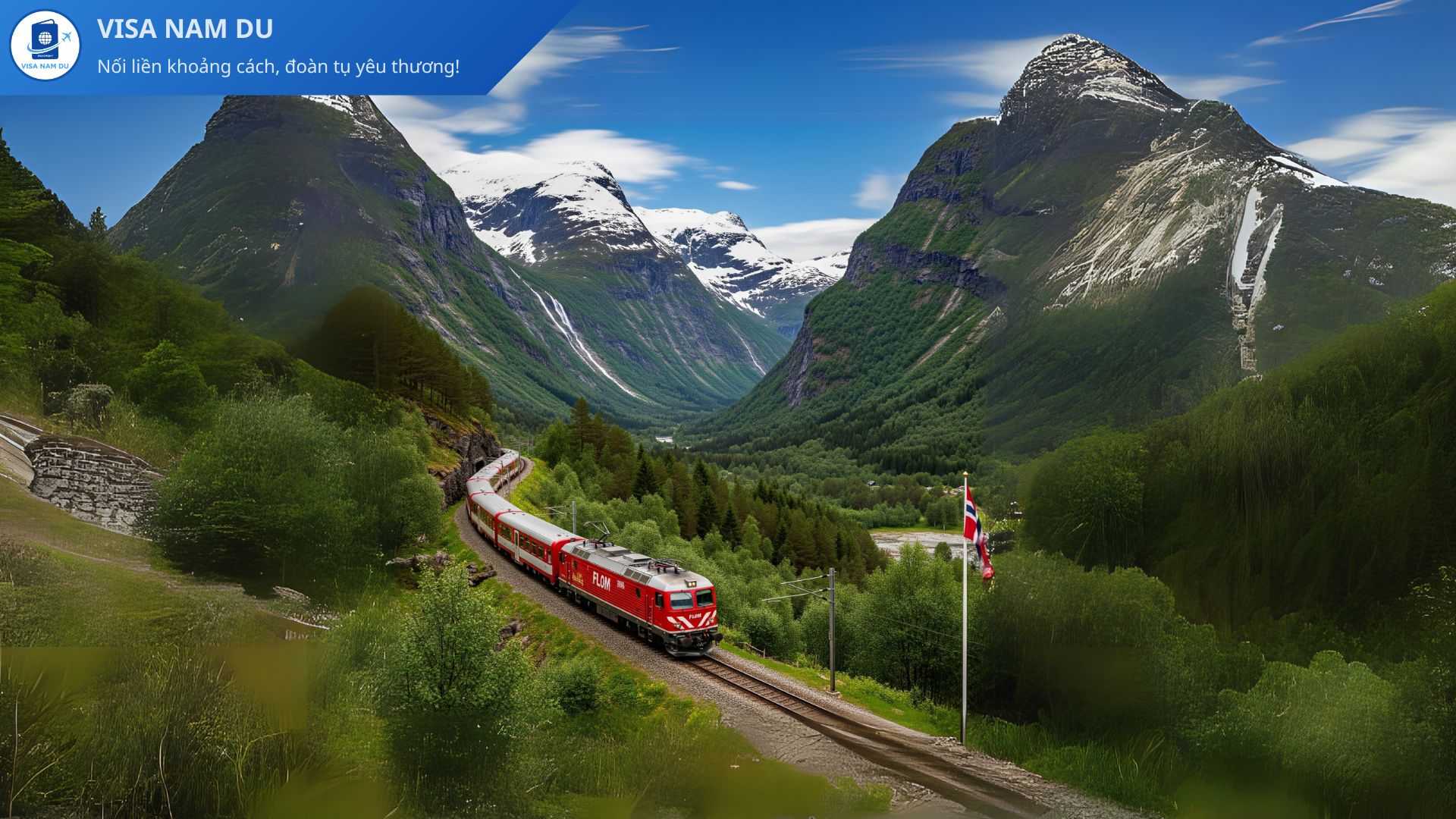 Hành trình tàu hỏa Flåm – Tuyến đường sắt đẹp nhất thế giới