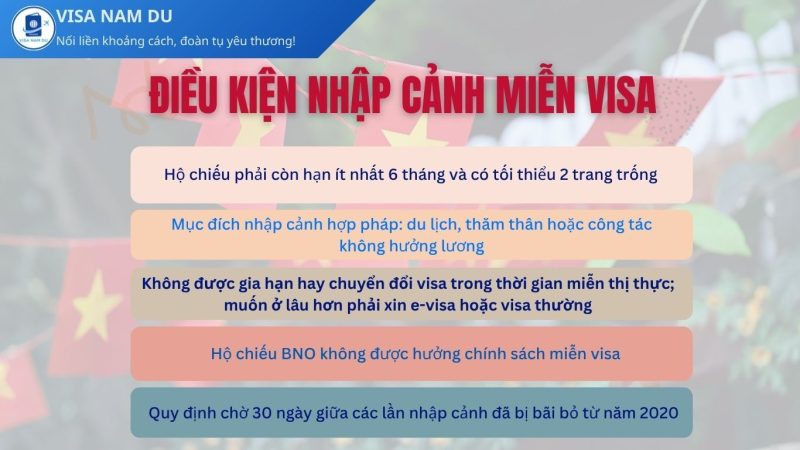37 quốc gia đã được miễn thị thực vào Việt Nam