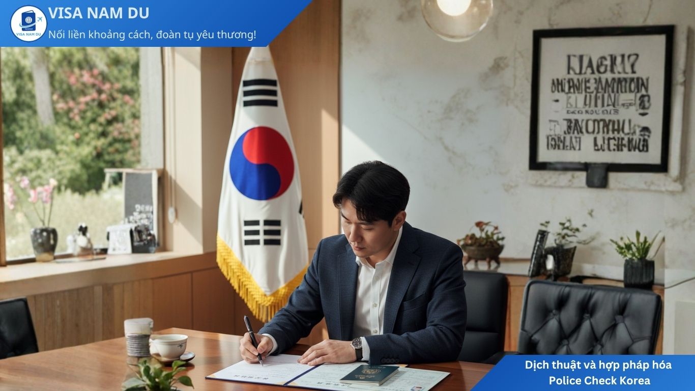 Dịch thuật & Hợp pháp hóa Police Check Korea – Khi nào cần và thủ tục chi tiết