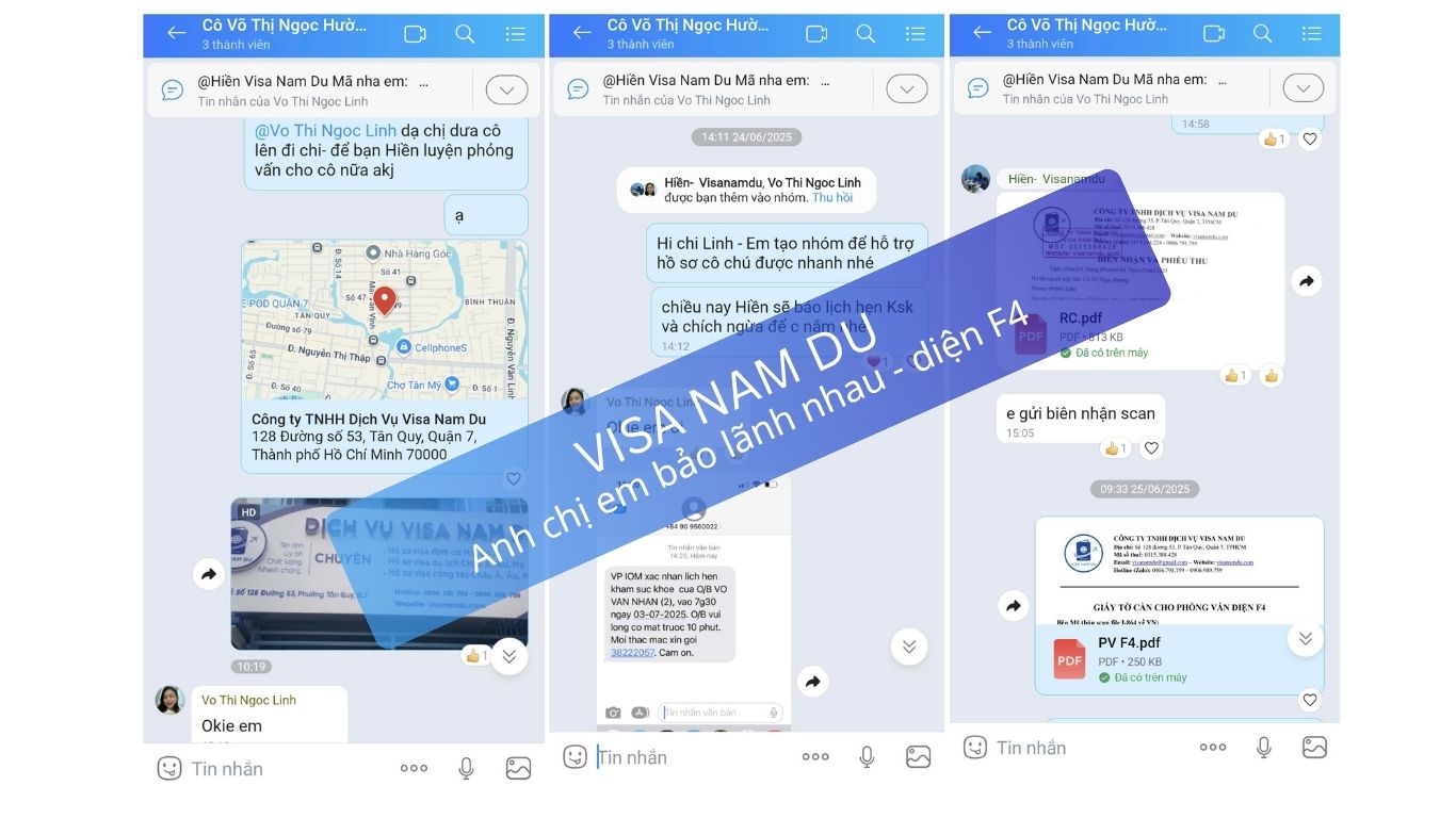 Chúc mừng gia đình cô Hường đã đậu phỏng vấn visa định cư Mỹ diện F4 (Anh chị em bảo lãnh nhau)