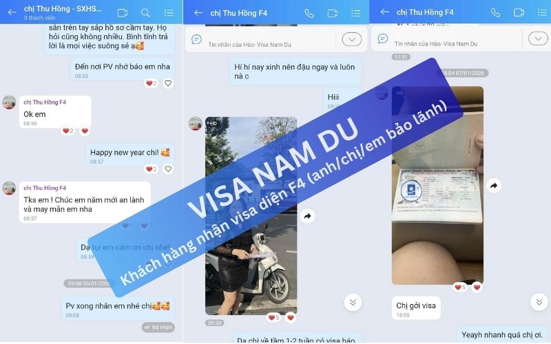 Chúc mừng chị Hồng nhận visa F4 sau 2 ngày phỏng vấn