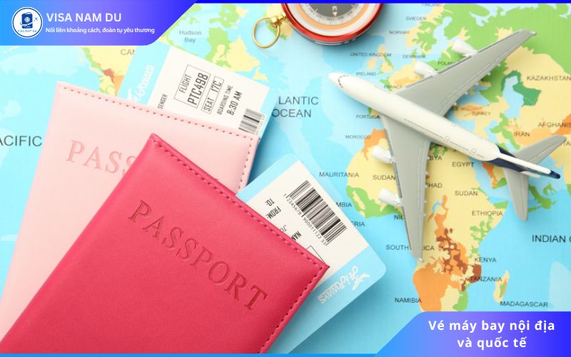 Vé máy bay nội địa và quốc tế