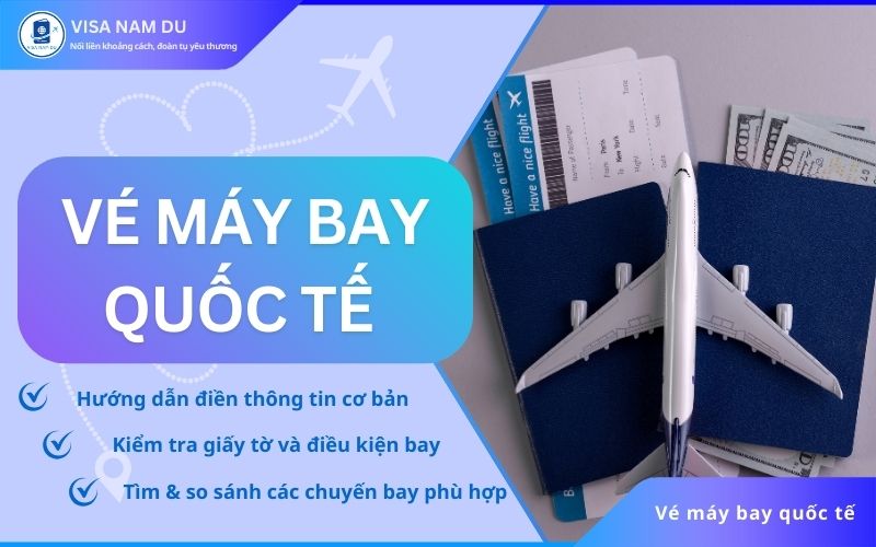 Dịch vụ book vé máy bay quốc tế