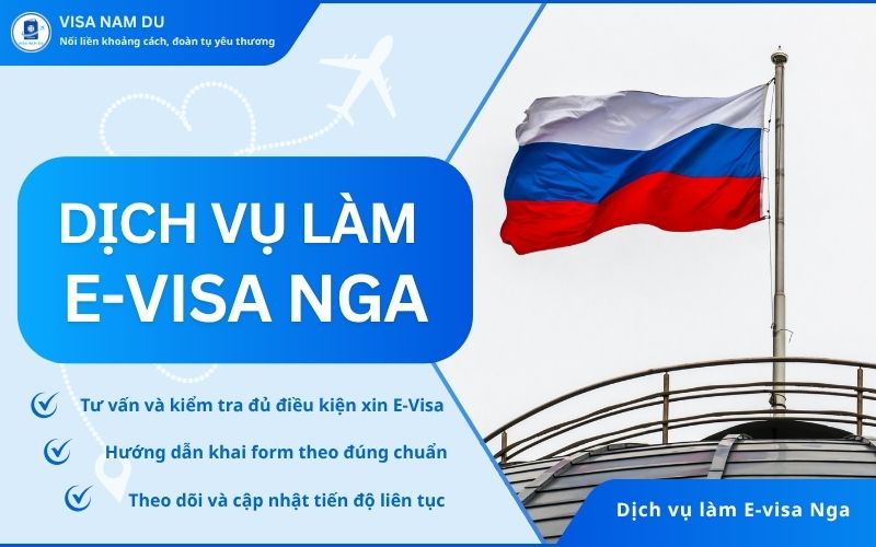 Dịch vụ làm e-visa Nga