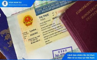 Cảnh báo nhầm lẫn thị thực điện tử (e-visa) tại Việt Nam