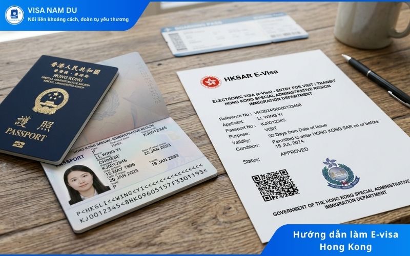 Hướng dẫn làm E-visa Hong Kong