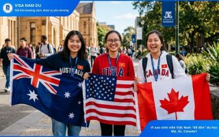 Vì sao sinh viên Việt Nam “đổ dồn” du học Mỹ, Úc, Canada?
