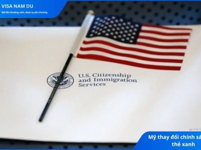 Mỹ thay đổi chính sách cấp thẻ xanh